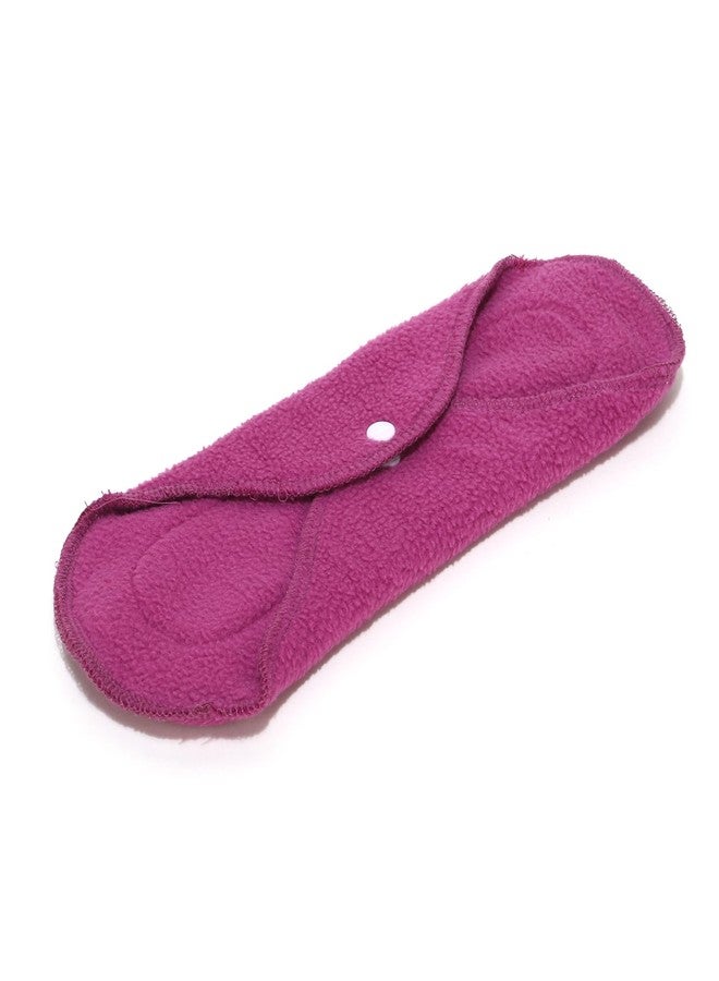 CareDone Reusable Cloth Period Pads for Heavy Flow Leakproof Overnight Protects,Large Sanitary Pads Set with Wings for Women,Washable Overnight Cloth Panty Liners Period Pads. (Pack of 4) - Image 4